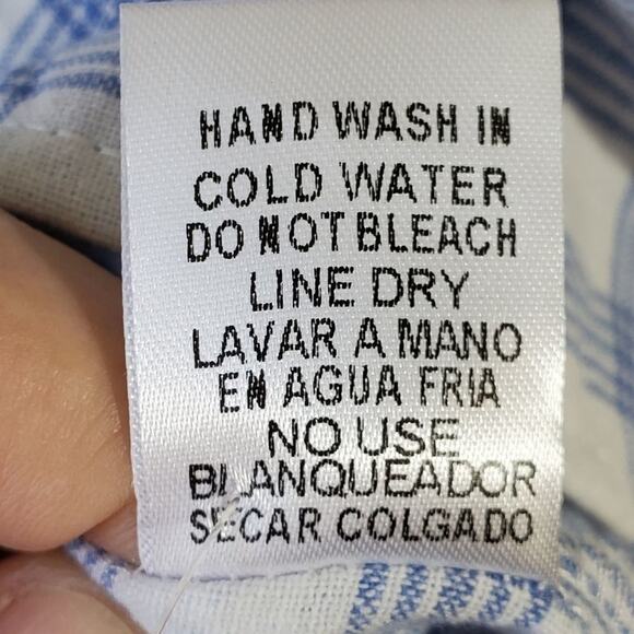 EVELYN TASSLE plaid tank top size small‎ - Picture 5 of 6